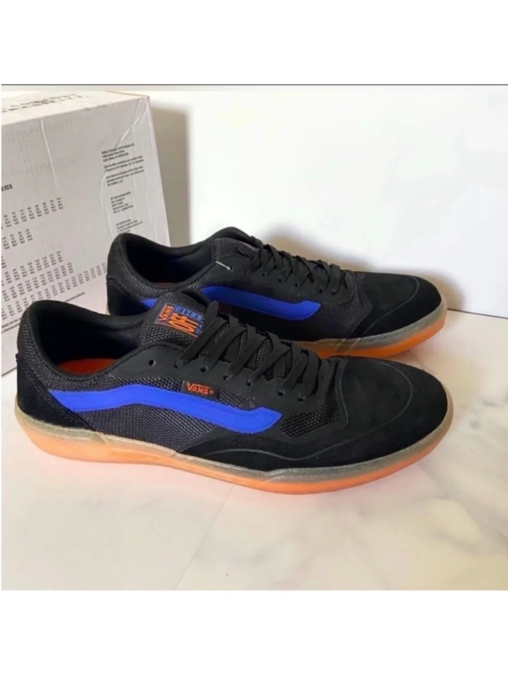 Vans Athletic Ave 'Black Orange VNOA5JIBY8J Unisex Women Size 8.0 Us